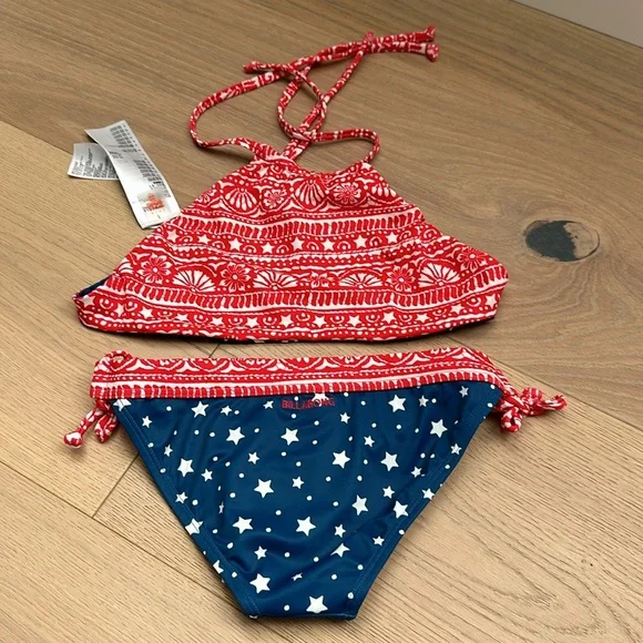 NWT, girls Billabong bikini